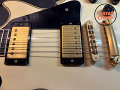 2000 Gibson Les Paul Custom Alpine White – Aged Patina, Ebony Board, Original Case