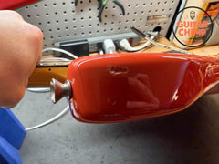 2010 Fender Japan MG73-CO '73 Reissue Mustang – Competition Fiesta Red w/ Matching Headstock | MIJ | HSC