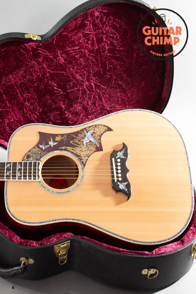 2024 Gibson Custom Shop Doves in Flight – Antique Natural | MINT | OHSC + COA | Flamed Maple Masterpiece