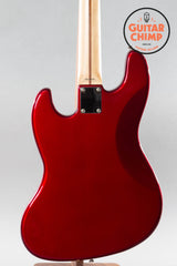 2012 Fender Japan AJB Aerodyne Jazz Bass Candy Apple Red