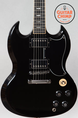 2011 Gibson SG Angus Young Signature Thunderstruck Black with Ebony Fingerboard