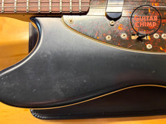 2010 Fender Japan MG69 Mustang Stop Tail – Matte Black w/ Matching Headstock | Rare | MIJ | Tweed Case