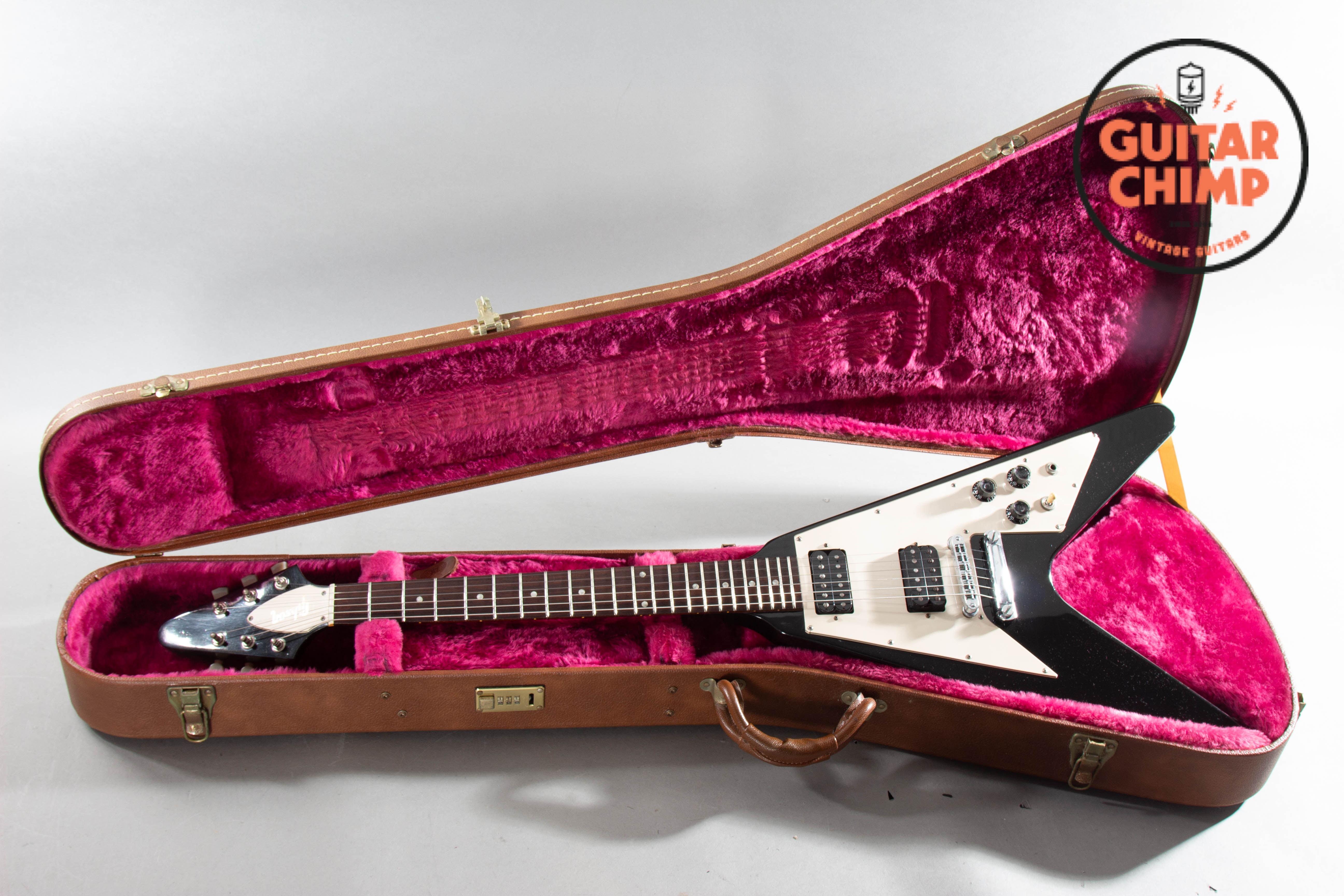 1999 Gibson Flying V '67 Reissue – Ebony Black | Original Case