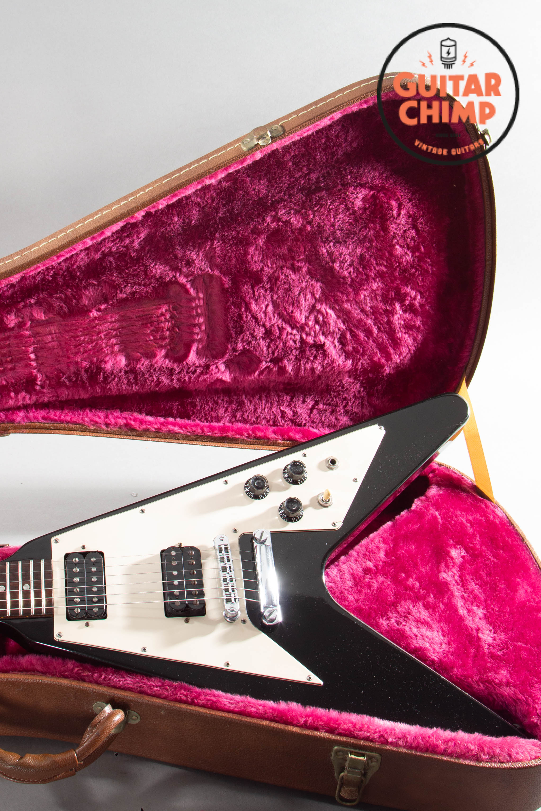 1999 Gibson Flying V '67 Reissue – Ebony Black | Original Case