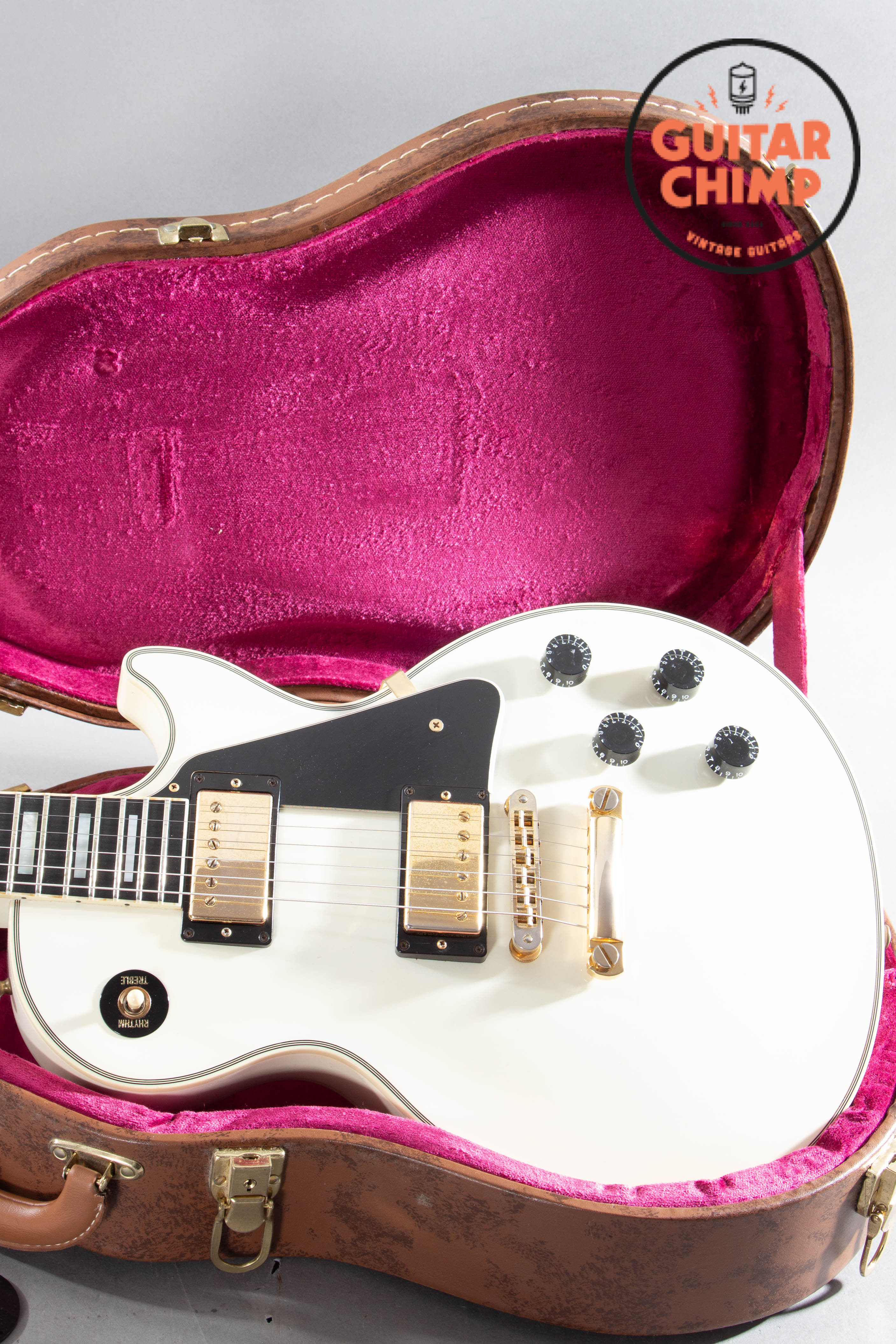 2014 Gibson Custom Shop Les Paul Custom Alpine White – Vintage 
