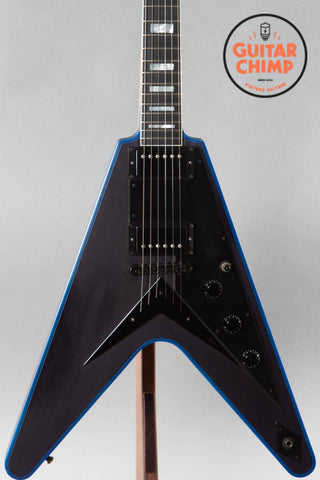 2017 Gibson Custom Shop Flying V Custom Satin Blue Widow