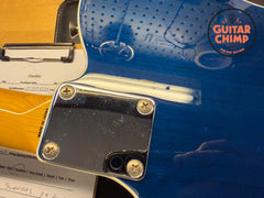 2013 Fender Japan TL62B ’62 Telecaster Custom Transparent Blue | Double Bound | MIJ | Tweed Case