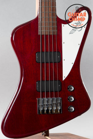 2006 Gibson Thunderbird Studio 5-String Bass Wine Red