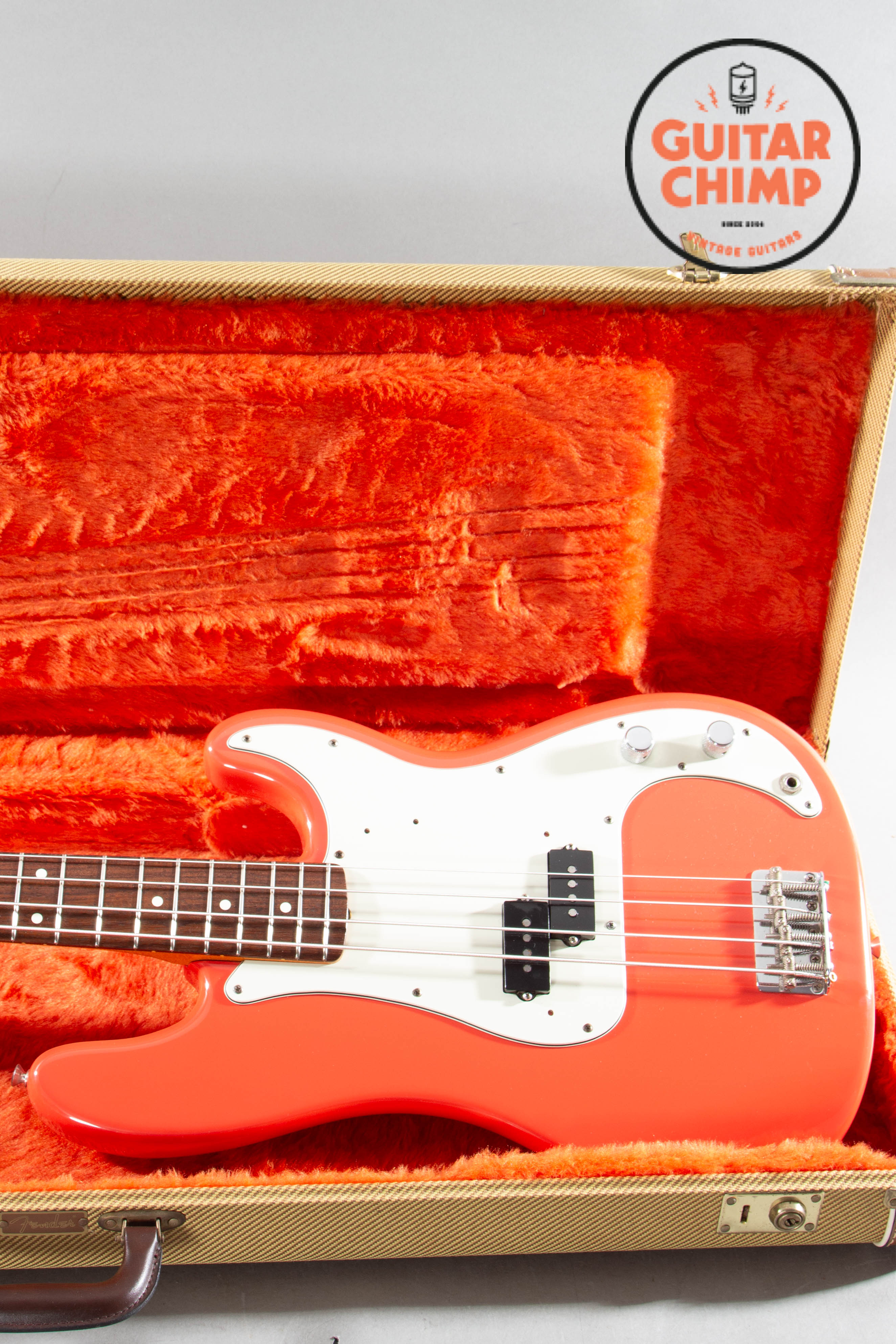 1998 Fender American Vintage '62 Precision P Bass – Fiesta Red