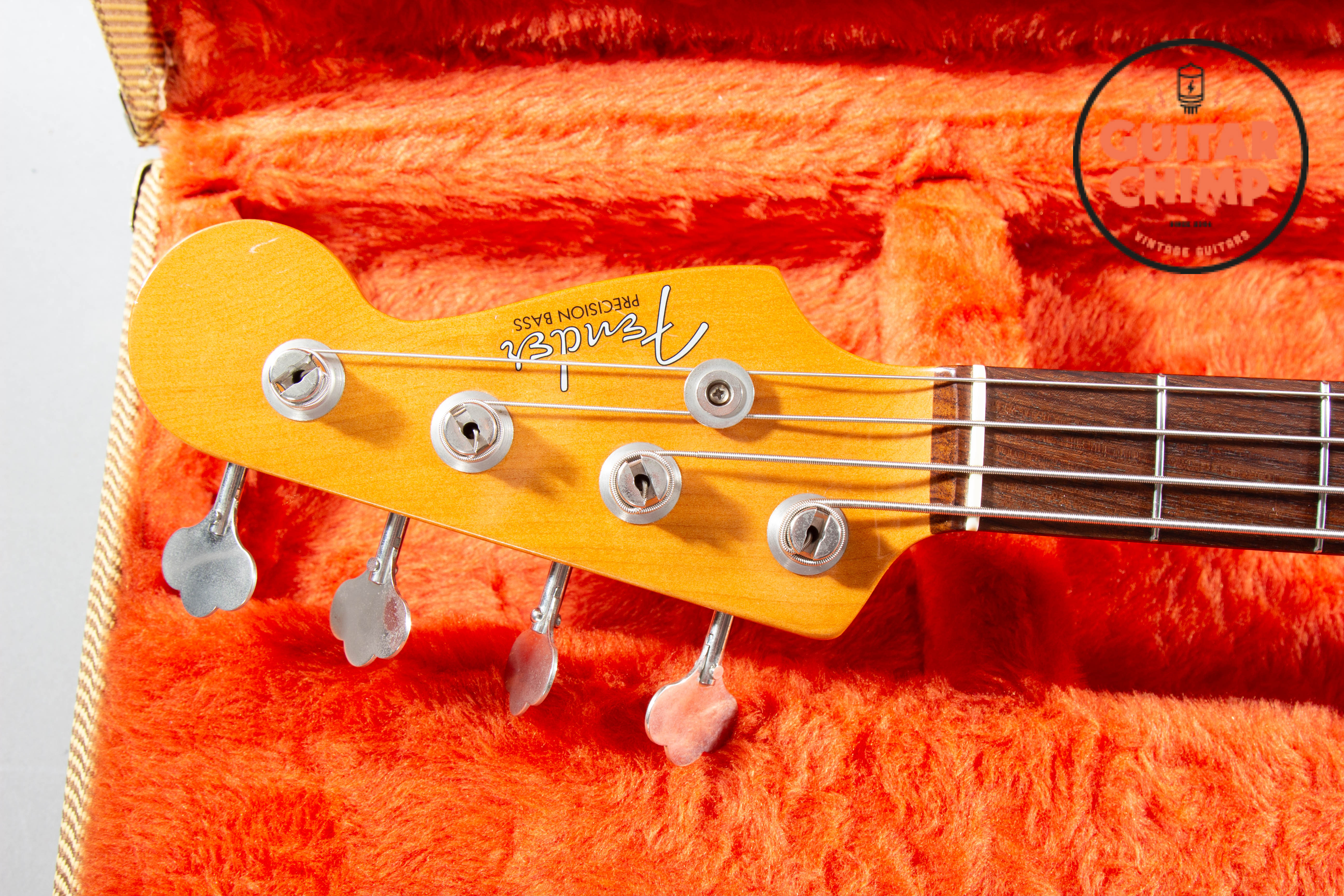 1998 Fender American Vintage '62 Precision P Bass – Fiesta Red