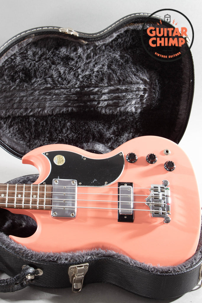 2006 Gibson SG Reissue Bass – Coral Pink | Rare Limited Finish | OHSC