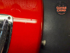 1999 Fender Japan ’62 Reissue Jaguar JG66-85 CIJ Candy Apple Red Matching Headstock