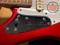 1999 Fender Japan ’62 Reissue Jaguar JG66-85 CIJ Candy Apple Red Matching Headstock