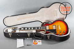 2004 Left-Handed Gibson Custom Shop '68 Reissue Les Paul Custom Figured Tri Burst