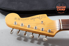 1999 Fender CIJ Jazzmaster JM66-80 Vintage White – Rare ’62 Reissue, Crafted in Japan