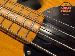 1978 Music Man Stingray Bass Natural Pre-Ernie Ball OHSC Original Vintage