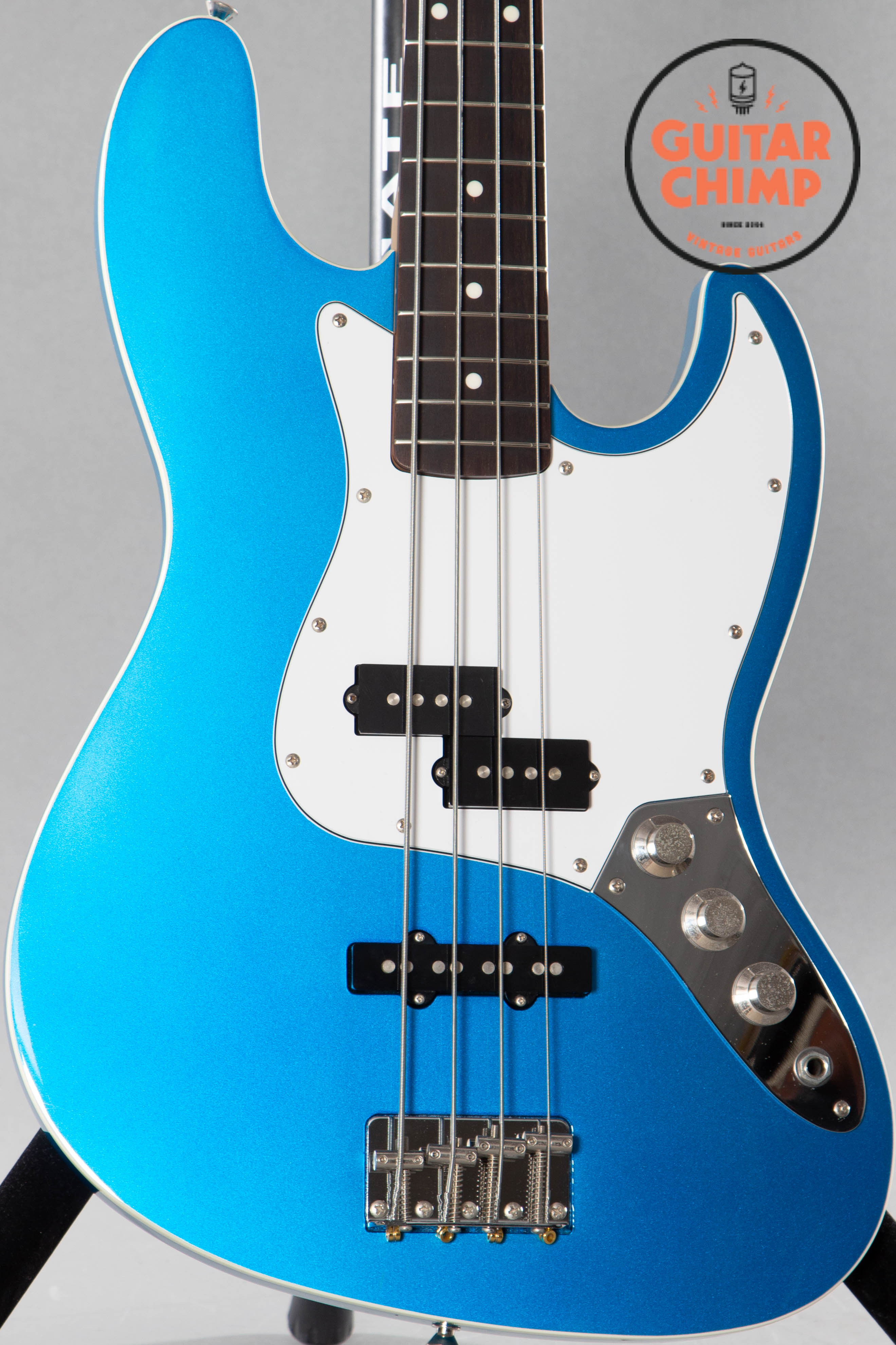 2013 Fender Japan Aerodyne Jazz Bass AJB Lake Placid Blue | Guitar