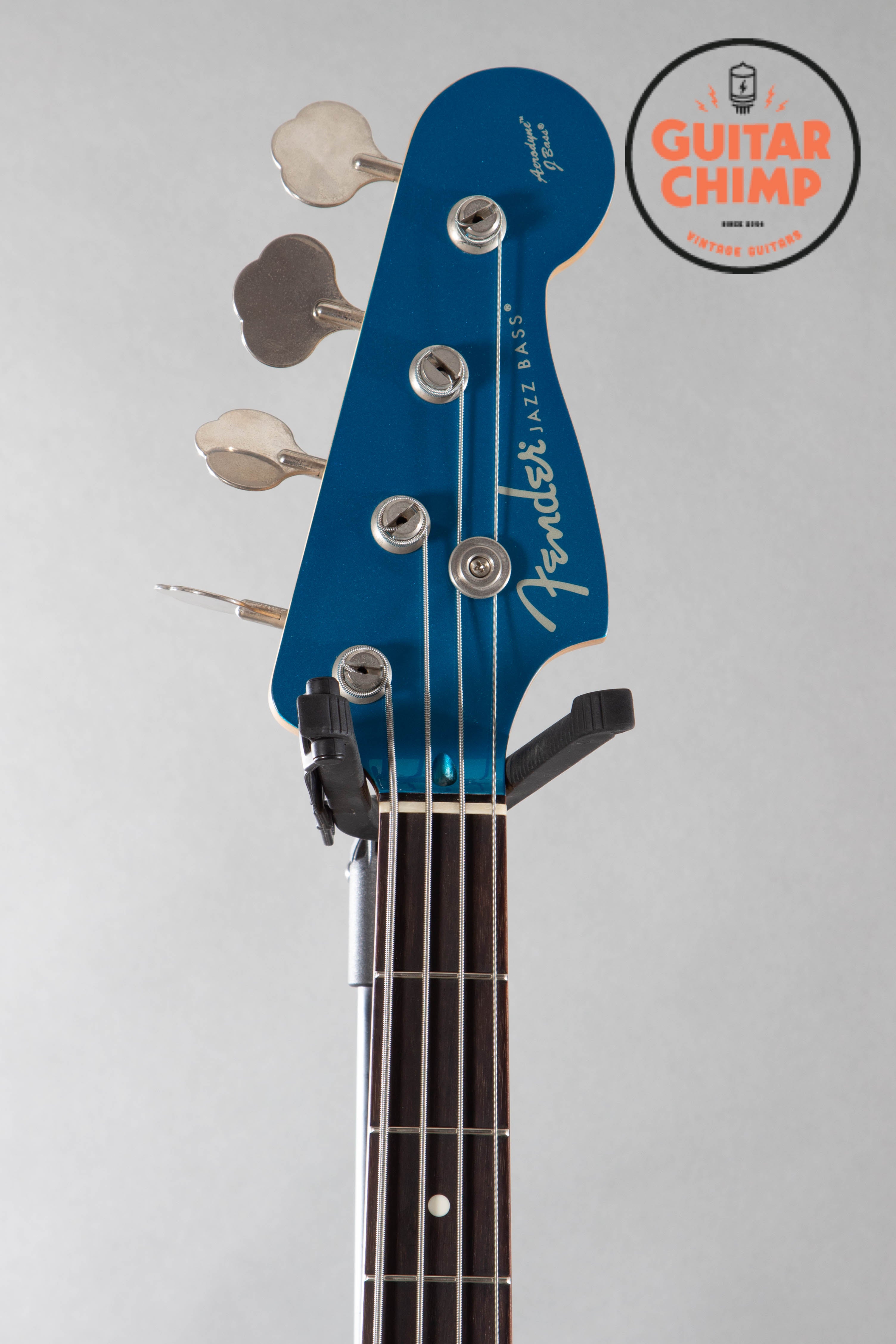 2013 Fender Japan Aerodyne Jazz Bass AJB Lake Placid Blue Guitar Chimp