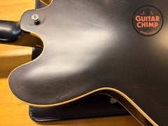 2010 Gibson Memphis ES-335 Dot Satin Trans Black OHSC COA ’57 Classics 7lb 14oz