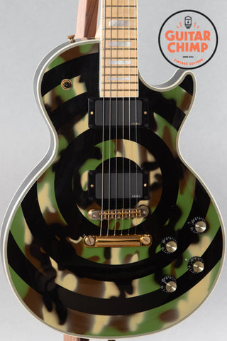 2004 Gibson Custom Shop Zakk Wylde Les Paul Custom Bullseye Camo