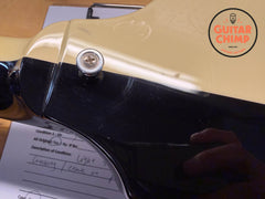 2014 ESP Edwards E-FV-125WB Michael Schenker Signature Flying V Black White