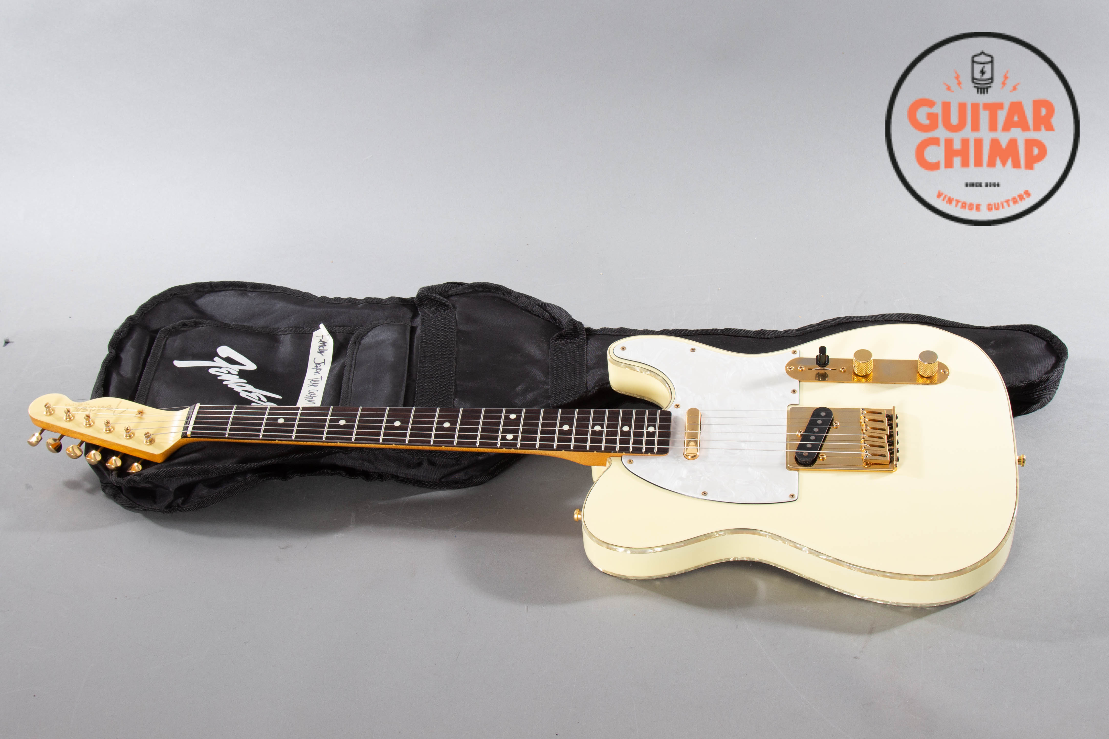 1994 Fender Japan Telecaster Custom 50th Anniversary SWH Snow White