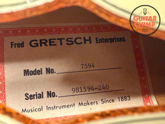 1998 Gretsch 7594 White Falcon Bigsby OHSC Filter’Tron Ebony Board