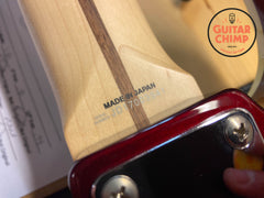 2017 Fender Japan Aerodyne Jazz Bass Candy Apple Red