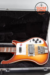 2021 Rickenbacker 4003 – Rare Satin Autumnglo, Checkerboard Binding, Mono Output, OHSC