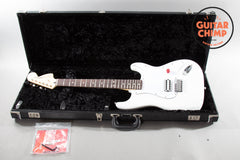 2024 Fender Tom DeLonge Stratocaster – Satin Yeti White | 1 of 500 | OHSC Upgrade