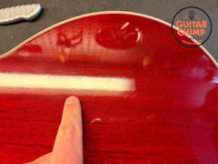 2010 Gibson Custom Shop Les Paul Custom Figured Top Trans Red OHSC COA Ebony