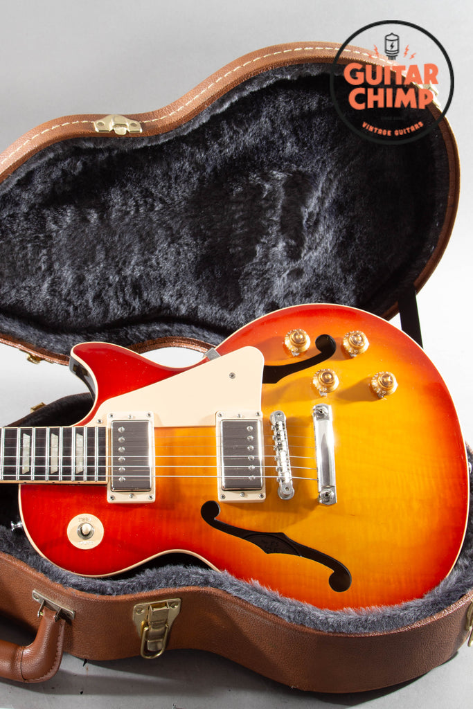 2015 Gibson Memphis ES-Les Paul Cherry Sunburst – Semi-Hollow LP w/ OHSC & COA