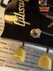 2011 Gibson Les Paul Double Cutaway Gold Top OHSC Burstbucker Pro Long Tenon