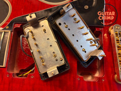 2010 Gibson Custom Shop Les Paul Custom Figured Top Trans Red OHSC COA Ebony