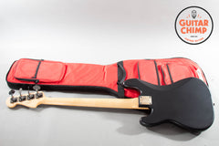 2020 Fender Japan Limited Noir Precision P Bass – Satin Black, Matching Headstock, MIJ