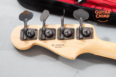 2020 Fender Japan Limited Noir Precision P Bass – Satin Black, Matching Headstock, MIJ