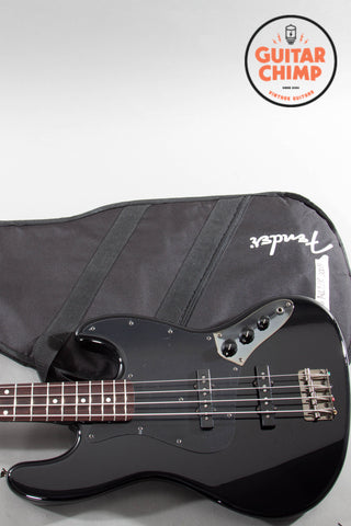 2024 Fender Japan FSR Traditional 60s Jazz Bass – All Black w/ Matching Headstock, Mint MIJ