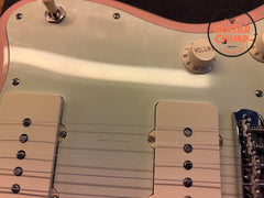 2008 Fender American Vintage AVRI ’62 Thin Skin Jazzmaster Shell Pink Matching Headstock OHSC COA