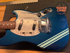 1999 Fender MIJ Japan MG-69 Mustang ’69 Reissue Competition Lake Placid Blue Tweed HSC