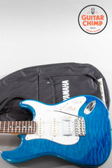 2021 Fender FSR Japan Traditional II 60s Stratocaster SSH – Caribbean Blue Quilt Top, MIJ, Rare Japan-Only Model