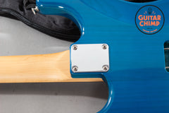 2021 Fender FSR Japan Traditional II 60s Stratocaster SSH – Caribbean Blue Quilt Top, MIJ, Rare Japan-Only Model