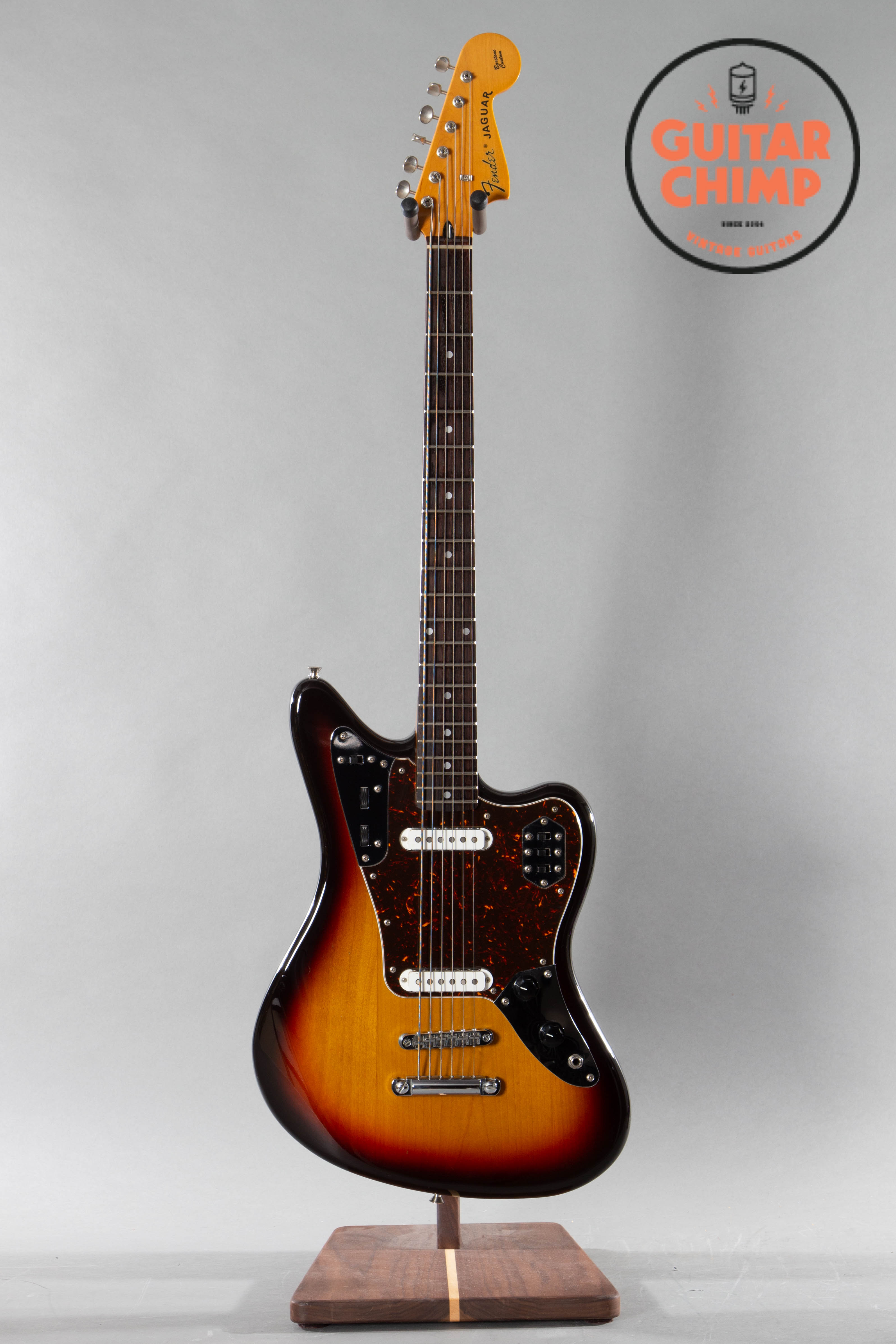 2007 Fender Japan Jaguar Baritone Custom Sunburst | Guitar Chimp