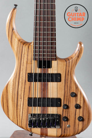Early 1990’s Tobias Basic 6 String Bass Guitar Zebrawood #2431