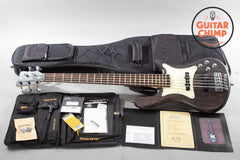 2024 Warwick German Pro Series Streamer CV 5 – Nirvana Black Satin | Teambuilt Germany | Mint + RockBag