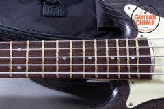 2024 Warwick German Pro Series Streamer CV 5 – Nirvana Black Satin | Teambuilt Germany | Mint + RockBag