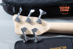 2024 Warwick German Pro Series Streamer CV 5 – Nirvana Black Satin | Teambuilt Germany | Mint + RockBag