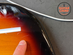 2025 Fender MIJ Japan Traditional II 60s Jaguar Sunburst – Excellent w/ Gig Bag