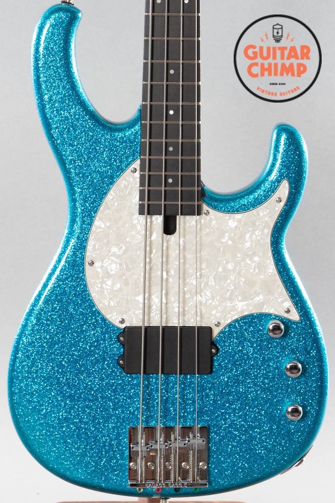 2008 Modulus FB4 Funk Unlimited Flea Bass Blue Sparkle