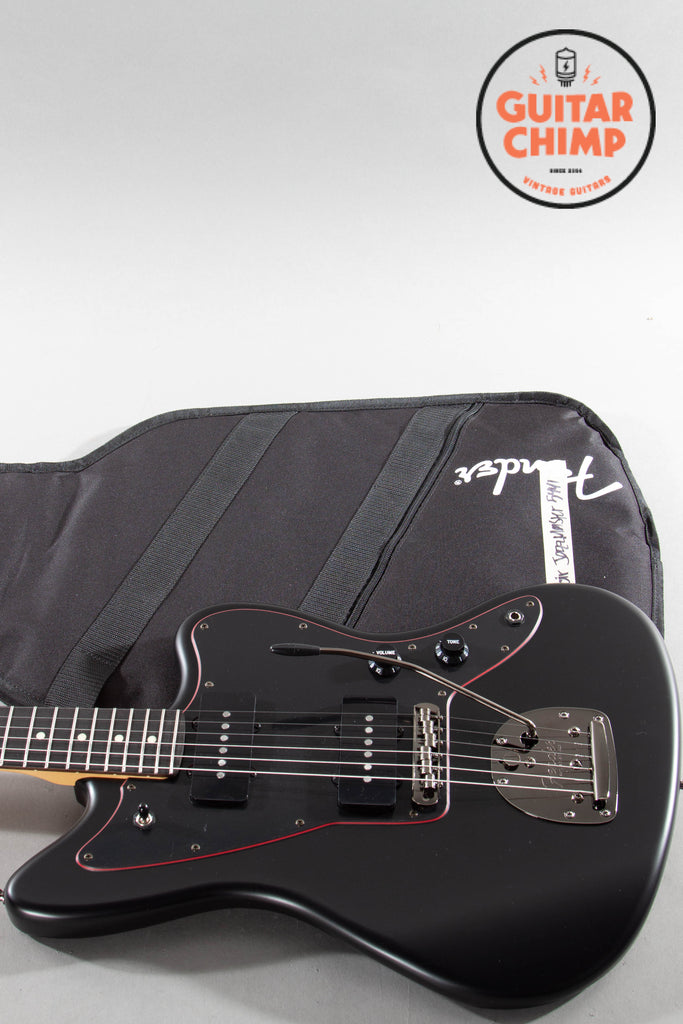 2025 Fender Japan Limited Hybrid II Jazzmaster Noir – MIJ, Satin Black, Mint, w/ Gig Bag