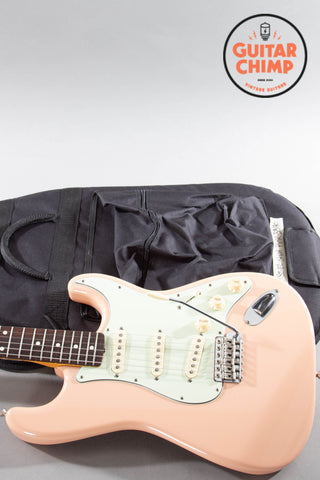 1999 Fender Japan ST62-70TX '62 Reissue Stratocaster Shell Pink CIJ w/ USA Texas Specials